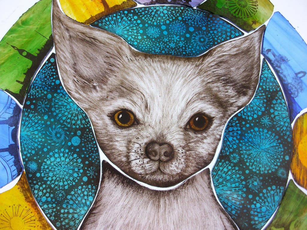 Stained Glass Pet Boo