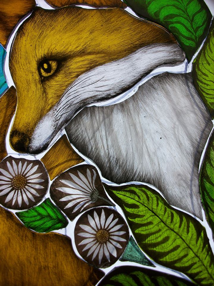 Wisconsin Fox Stained Glass