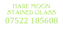 Hare Moon Stained Glass Logo