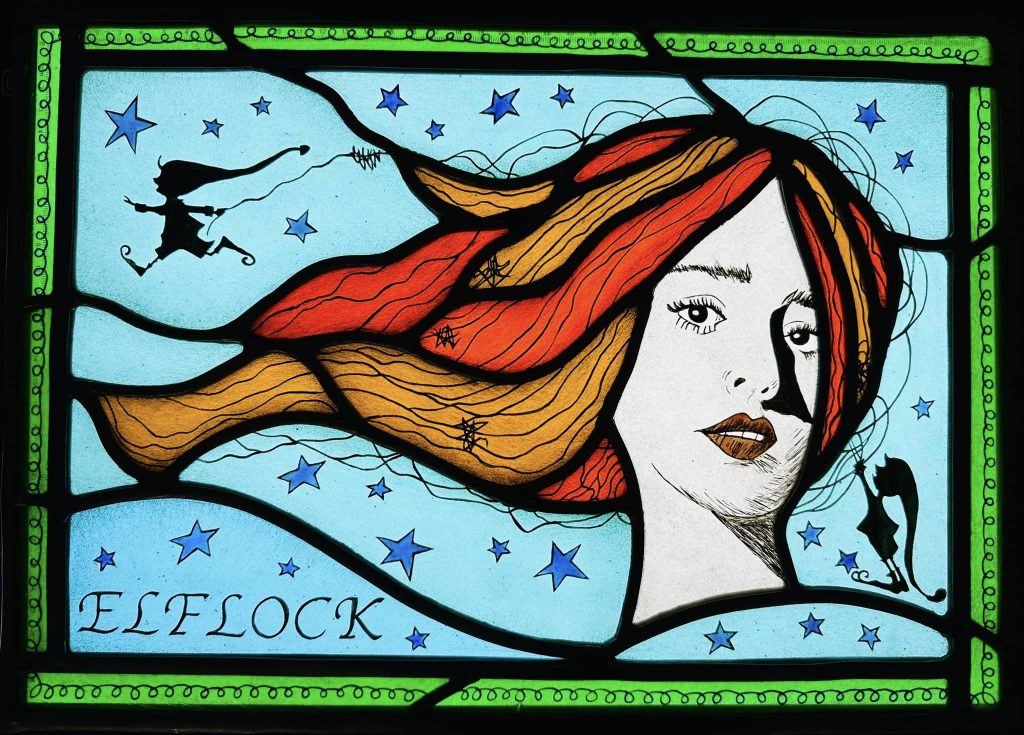 Elflock Stained Glass Panel Collaboration
