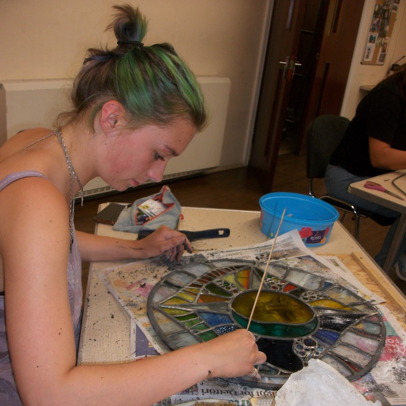 Stained-Glass-Students-in-Somerset