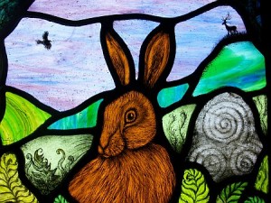 Hare Stained glass Work     