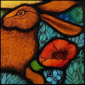 Hare in the Garden of England Detail