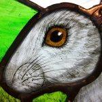 silver nitrate eyes on stained glass